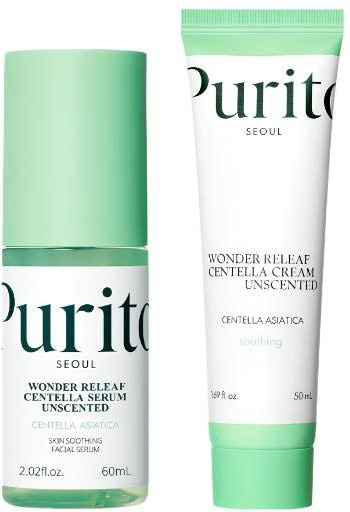 Purito Seoul Wonder Releaf Centella Serum und Creme Set, Empfindliche Haut - Bild 1