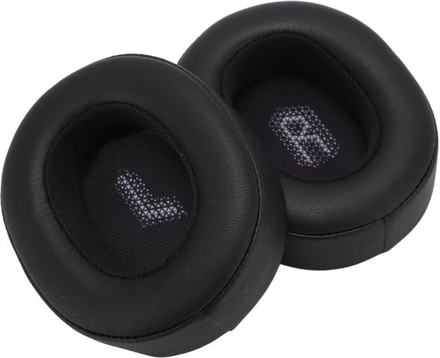 DIYelecs Ersatz Ohrpolster aus Proteinleder und Schaumstoff für E55BT Wireless Kopfhörer, Schwarz - Bild 1