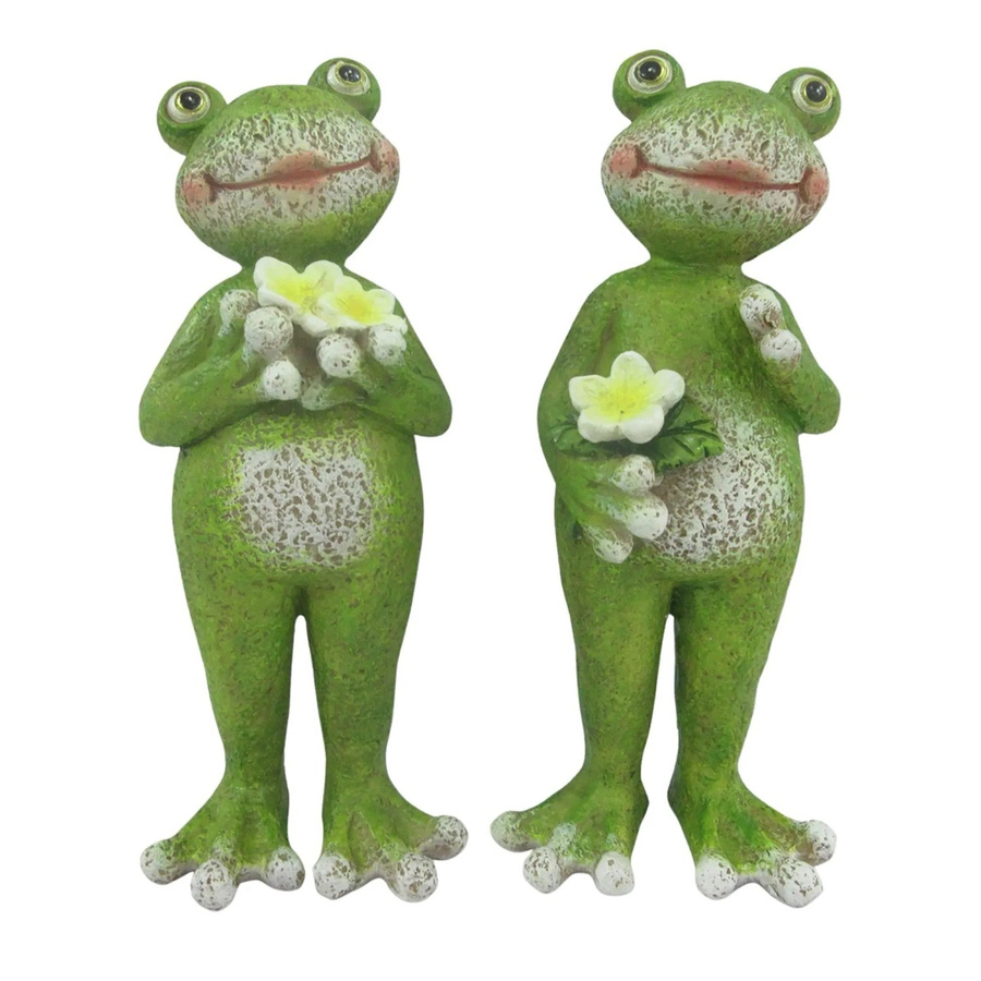Boltze Figur Grün 2-fach Sortiert aus Kunstharz B: 16 cm, T: 5 cm, H: 65 cm - Bild 2