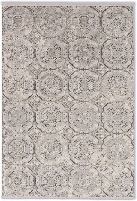Moderner Teppich GRAVINA von Astra in Braun und Beige mit geometrischem Design, rechteckig, pflegeleicht und fußbodenheizunggeeignet - Bild 1