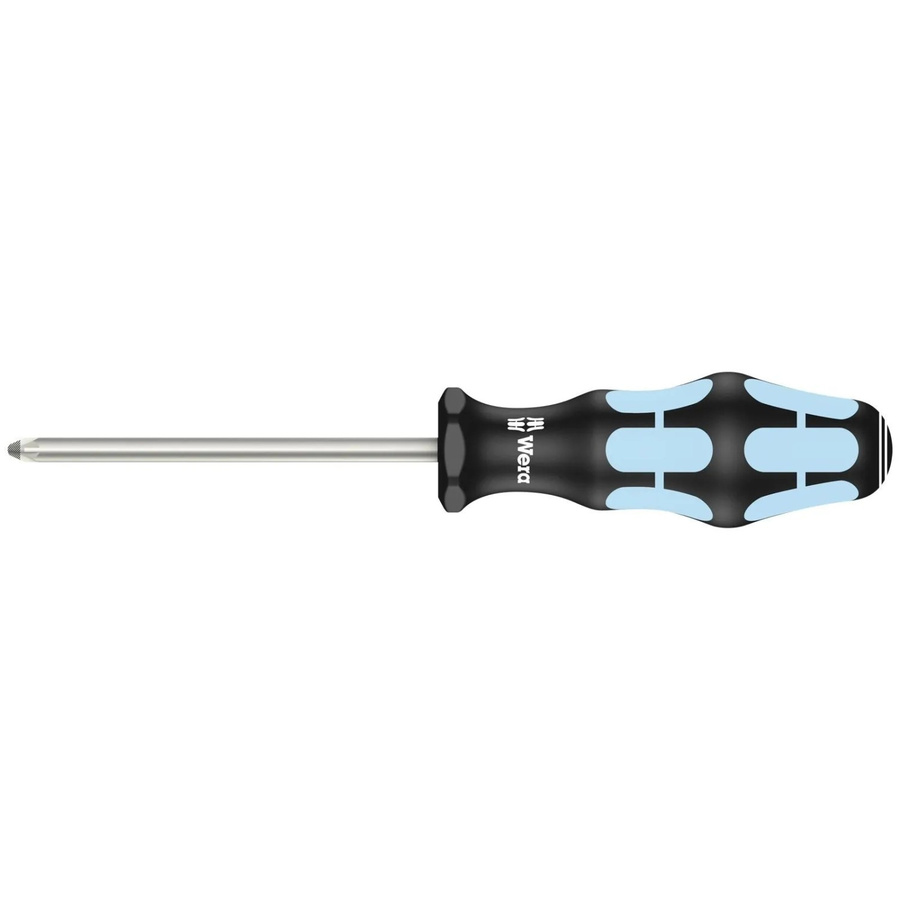Wera 3355 PZ Kreuzschlitz-Schraubendreher aus Edelstahl in Silber und Multicolour, PZ 1 x 80 mm - Bild 2