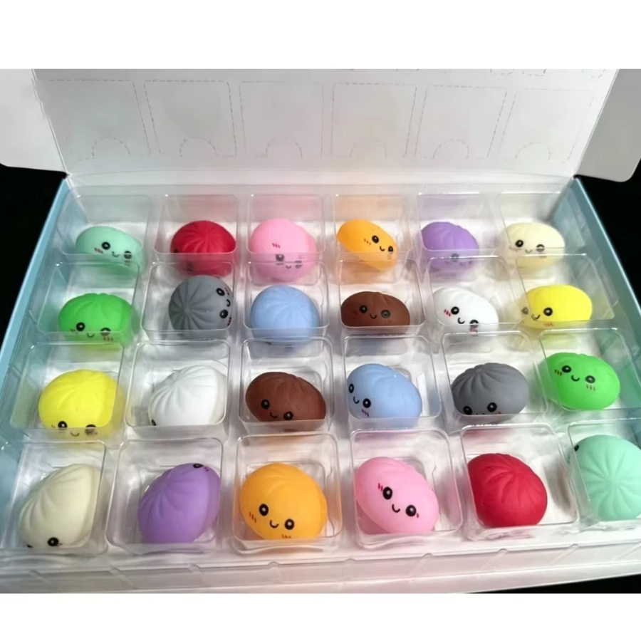 Bandai Mystery Dumpling Adventskalender, 24-Tage-Countdown-Kalender, Fidget-Spielzeug - Bild 3