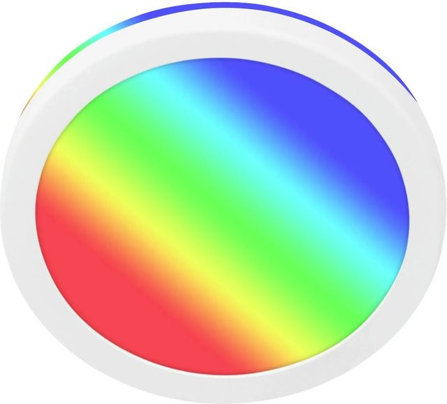 Briloner LED-Deckenleuchte Kada RGB+W mit Fernbedienung, Weiß, Durchmesser: 19,2 cm, Höhe: 2,8 cm - Bild 1