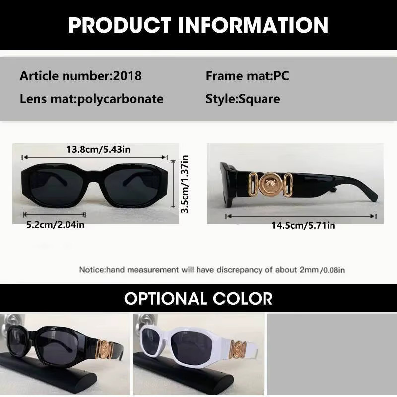 OCYCO Sonnenbrille, Vollrand, quadrat, Kunststoff, schwarz, Unisex - Bild 2