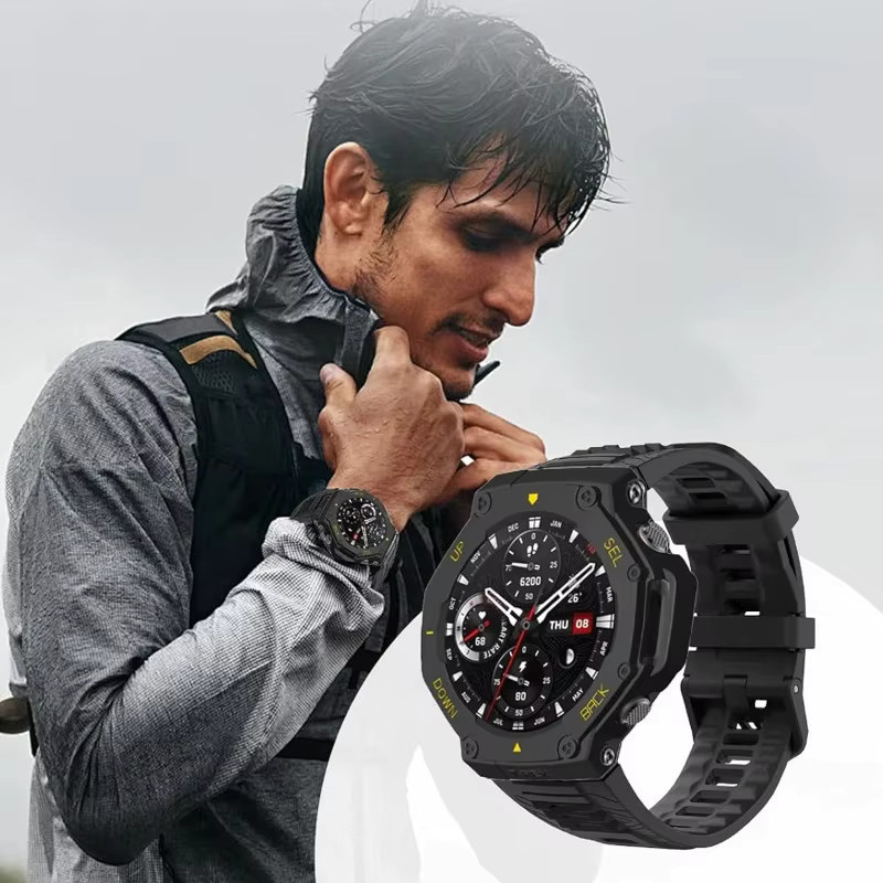 CAOWTAN Schutzhülle für Amazfit T-Rex 3, Schwarz - Bild 5