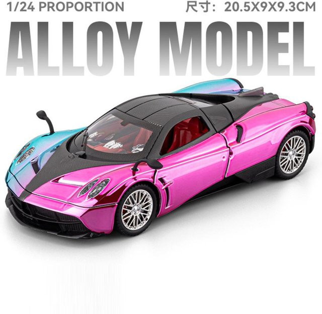 Linyi toy car Pagani Huayra Dinastia Vision Gt, Spielzeug Auto, 1:24, mit Licht und Sound, ab 14 Jahren - Bild 1