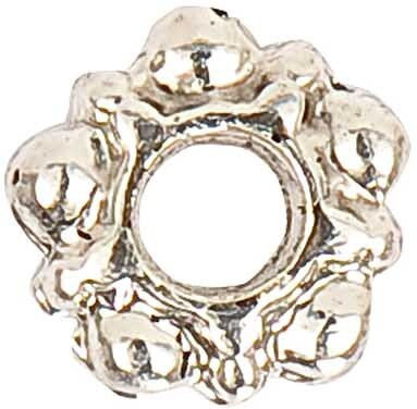 Rico Design Ring mit Kugel, silber, Unisex - Bild 1