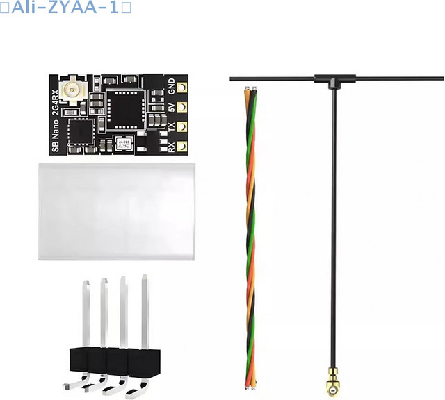 SpeedyBee ELRS-2G4-RX Empfänger Nano 2,4G ExpressLRS für FPV Freestyle Long Range Drohnen in Schwarz - Bild 1