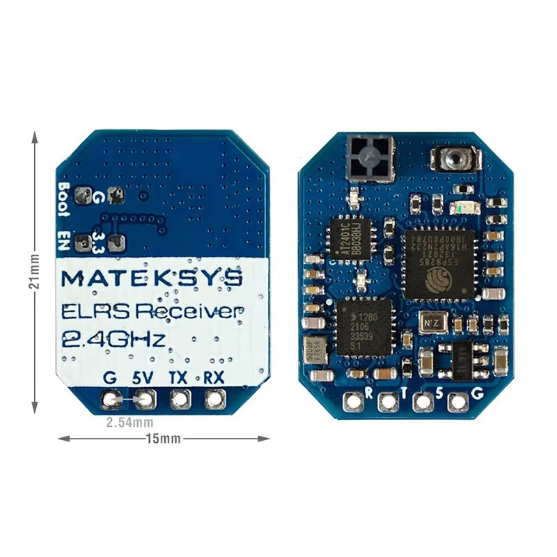 Mateksys ExpressLRS ELRS-R24-D Nano Empfänger, 2,4 GHz - Bild 2