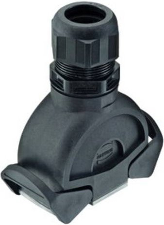 Harting Kupplungsgehäuse in Schwarz aus Kunststoff, Baugröße 19413160723 - Bild 1