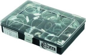 IDEAL-Schlemper Schlauchschellen-Set W1 9mm in Silber - Bild 1