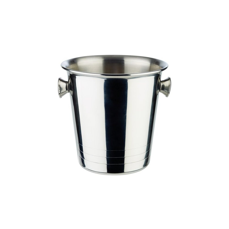 APS Mini Eiseimer und Sektkühler Silber Volumen: 1 l Durchmesser: 13 cm, Höhe: 13 cm - Bild 1