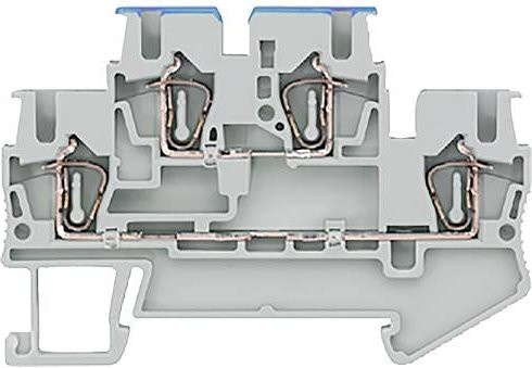 Siemens Doppelstockklemme Federzuganschluss Grau 50 Stück 8WH20204CF00 - Bild 1