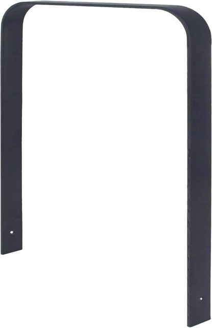 TRUTZHOLM Fahrradanlehnbügel Typ U aus Flachstahl in Anthrazit und Schwarz, H x B x T: 115 x 76 cm - Bild 1