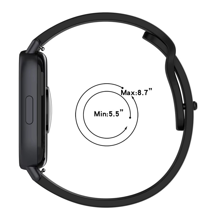ATOPKEY Uhrenarmband Silikon, 22 mm, Green, Xiaomi Redmi Uhr 5 Aktive, Redmi Uhr 5 Lite - Bild 2