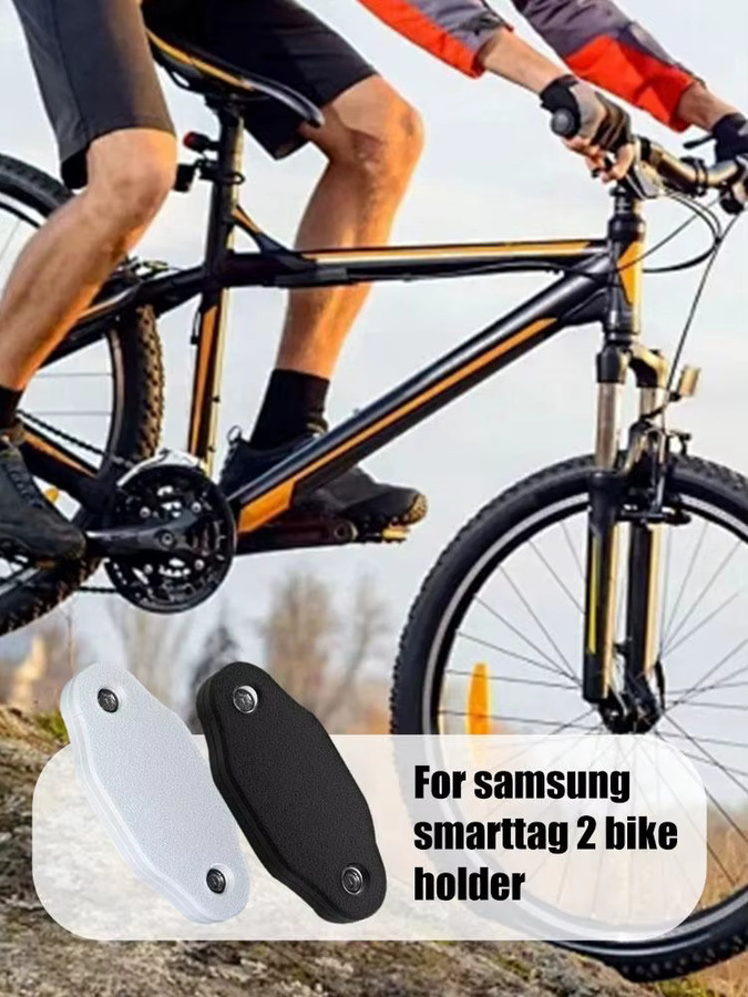 Samsung SmartTag2 Fahrrad Montage Halterung Stoßfeste Abdeckung in Schwarz - Bild 5