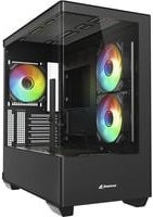 Sharkoon Elite Shark CM100 Tower-Gehäuse in Schwarz für Micro-ATX - Bild 1