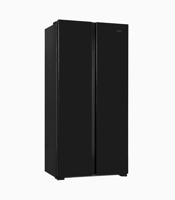 Exquisit Side by Side Kühlschrank SBS46-010F in Schwarz - Bild 2