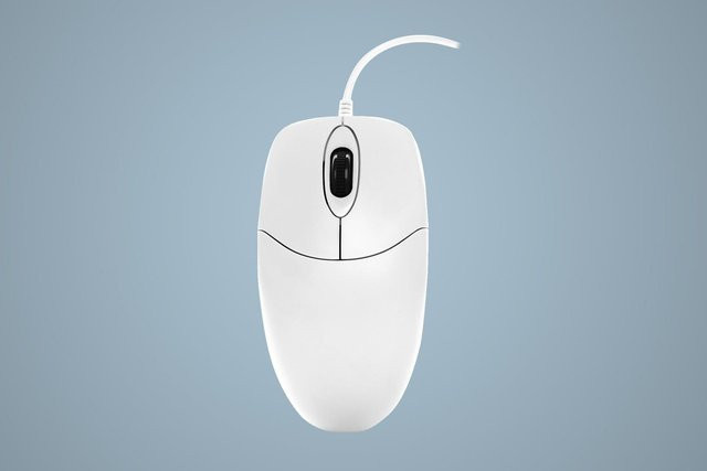 Cherry USB Maus AK-PMJ1 White kabelgebunden mit 2 Tasten - Bild 1
