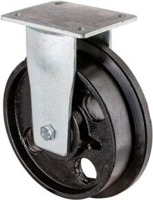 BS Schwerlastrolle RR110.C65.20 aus Stahl und Kunststoff in Grau - Bild 1