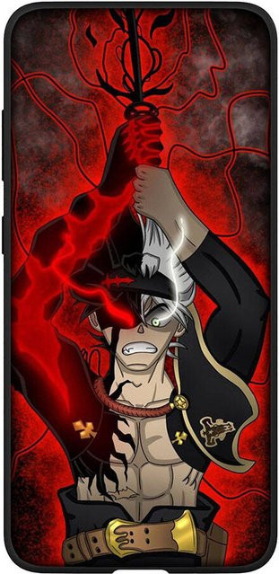 Handyhülle MINISO Cartoon Asta Black Clover für Motorola Moto Edge, Samsung Galaxy S25, iPhone 17 16 15 und Xiaomi Redmi Note 14 13 Pro Max, Farbe: Multicolour - Bild 1