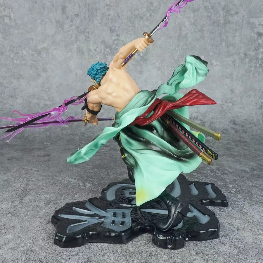 Bandai One Piece Luffy Roronoa Zoro Actionfigur, Einzelfigur, Kunststoff - Bild 4