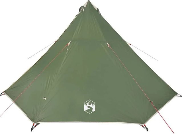Furnicato Familienzelt Tipi in Grün, B/T/H: 400 x 400 x 200 cm - Bild 1