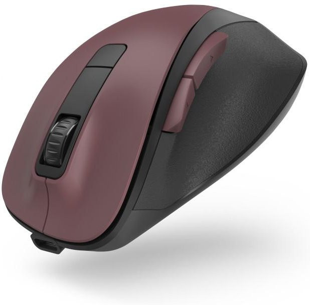 Hama MW-500 Recharge Ergonomische Funkmaus mit 6 Tasten und 1600 dpi in Rot - Bild 1