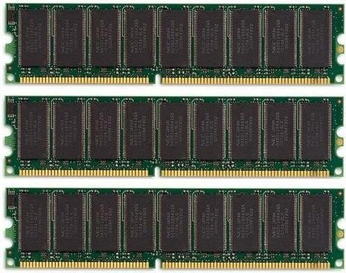 CoreParts 6GB DDR3 1333MHz ECC/REG RAM Kit Speichermodul 3 x 2 GB in Grün - Bild 1