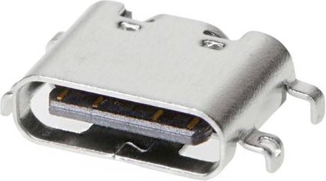 Molex 2169900002 16p Mid Mount Steckverbinder in Gold und Silber mit USB-C Anschluss - Bild 1