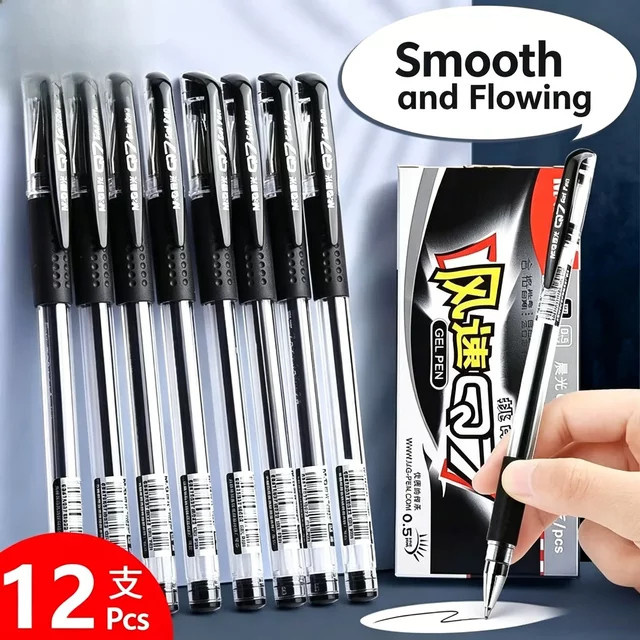 M&G Q7 Gelschreiber 0,5 mm mehrfarbig 12er-Pack - Bild 1