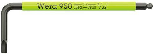 Wera 950 SPKS Winkelschraubendreher Hex 3/32 Zoll Multicolour - Bild 1