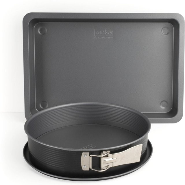 Zenker Backformen-Set Energy, 2-teiliges Springform-Set, rund, Anthrazit, Non-Stick Beschichtung - Bild 1