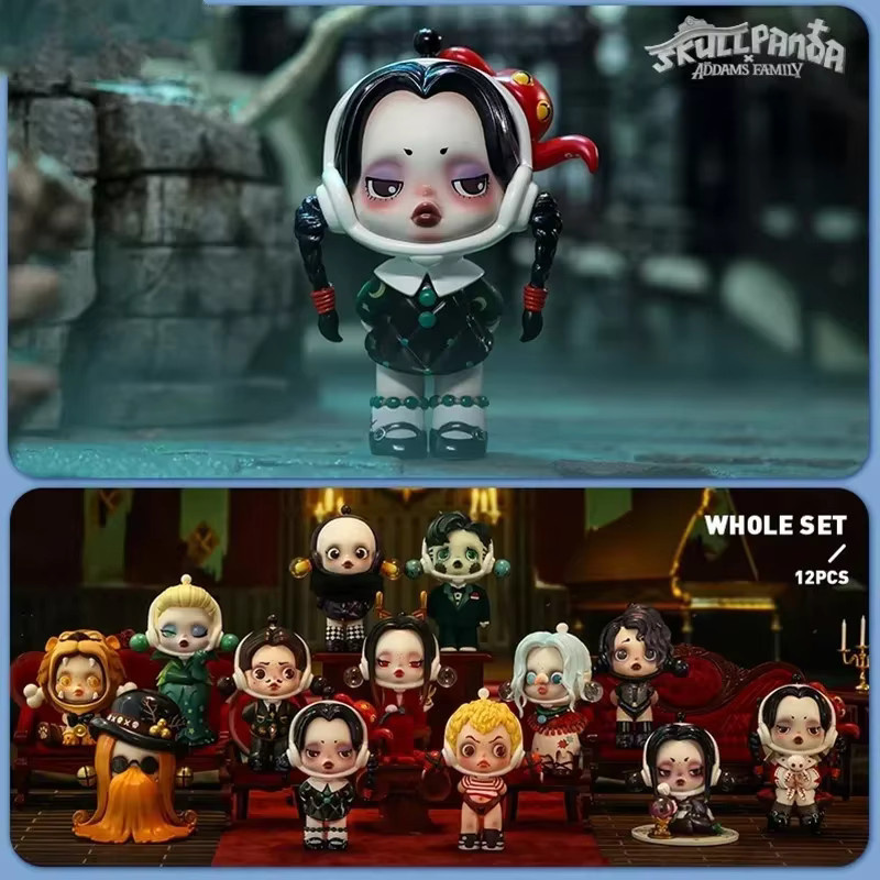 POP MART Addams Family SKULLPANDA, Blind Box, Spielzeug Puppe - Bild 3
