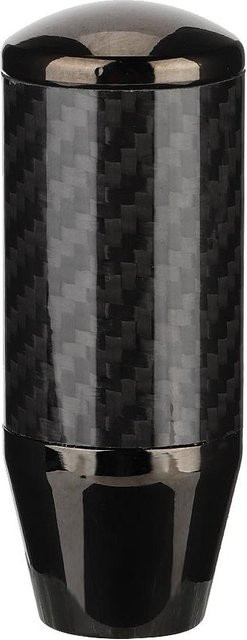 Universal Schalthebelknopf aus Aluminiumlegierung und Carbonfaser für manuelle Getriebe in Schwarz - Bild 1