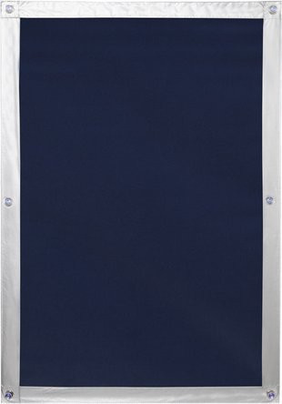 Lichtblick Dachfenster Sonnenschutz Haftfix, Blau, B: 94 cm, H: 118,9 cm - Bild 1