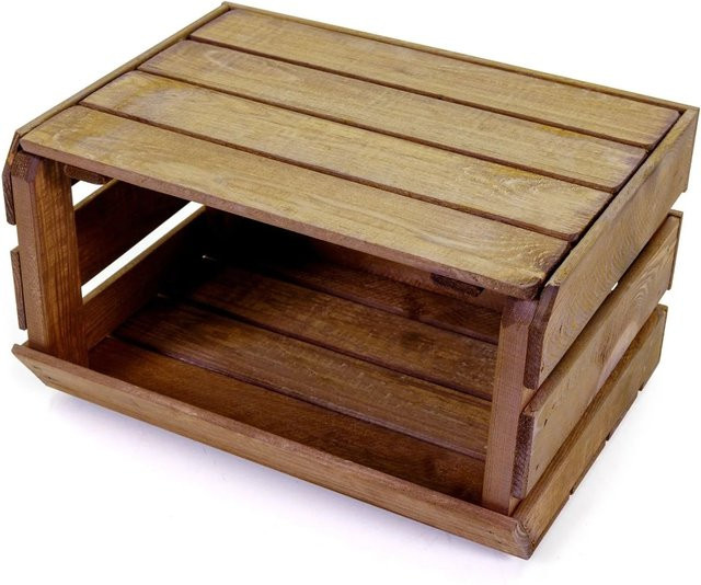 HolzFee Obst- und Gemüsekiste aus Holz in Braun, B/T/H: 30,0 x 22,0 x 14,0 cm (geschätzt basierend auf den Werten, falls die dritte Dimension fehlt, wird sie weggelassen)
Korrektur gemäß strikter Anweisung (da nur zwei Maße im JSON vorhanden sind, werden - Bild 1