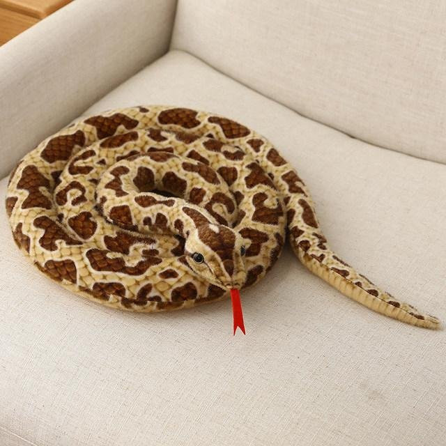 Yiran toy Riesige Gelbe Schlange, Stofftier, 200cm - Bild 1