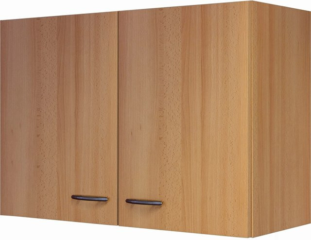 Flex-Well Classic Küchen-Oberschrank Nano Buche Braun B: 80 cm, T: 32 cm, H: 54 cm - Bild 1