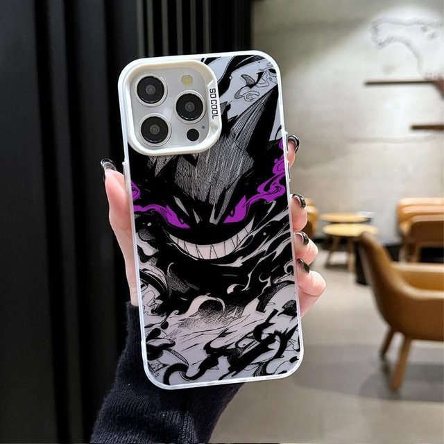 Stoßfeste Handyhülle mit Pokemon Gengar Motiv für iPhone Modelle in Multicolour - Bild 1