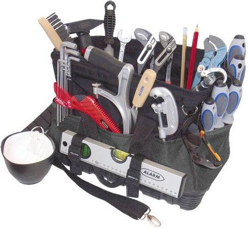 Alarm Werkzeuge Werkzeugtasche bestückt B: 220 mm, T: 460 mm, H: 220 mm - Bild 1