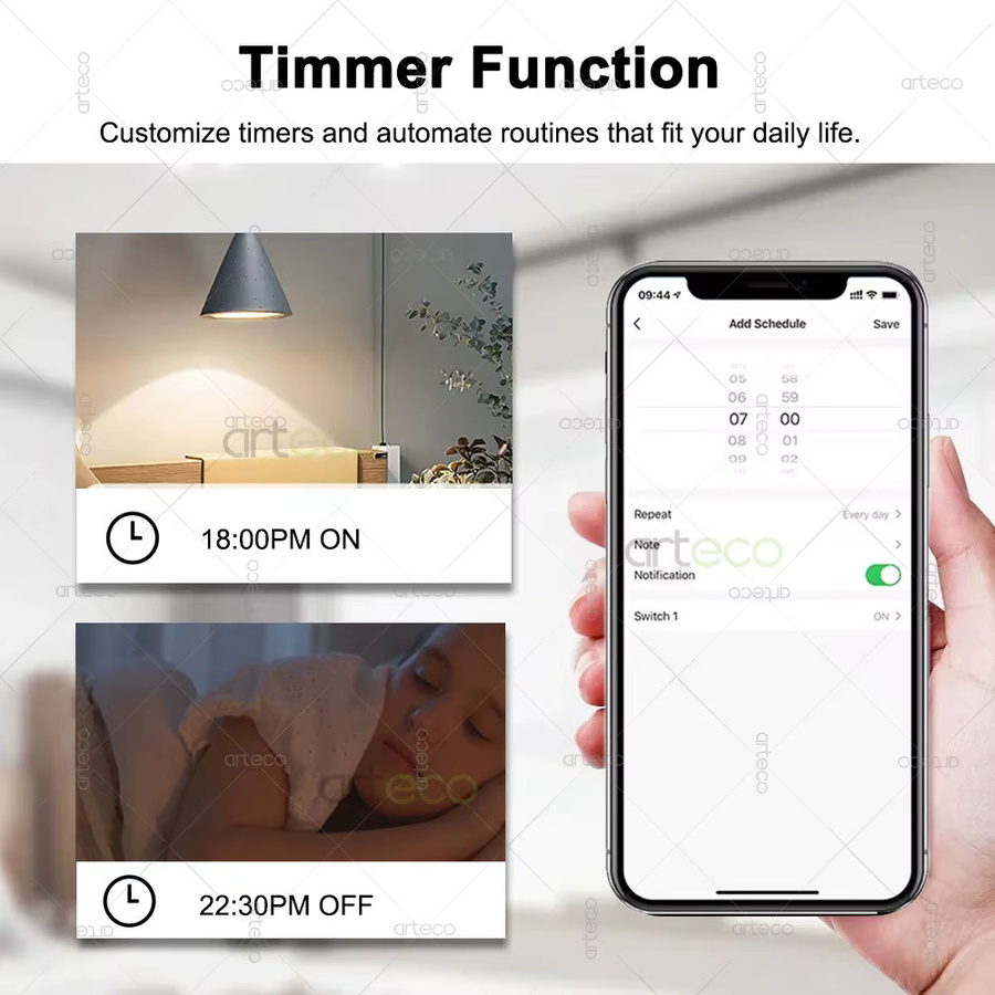 ZigBee 3.0 Smart Mini DIY Lichtschaltermodul mit 16A Relais und 2-Wege-Steuerung in Weiß - Bild 3