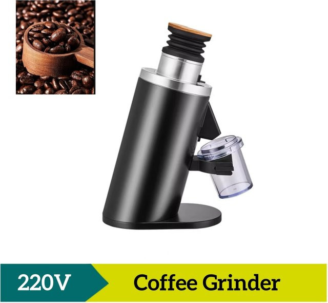 Elektrische Kaffeemühle von FUWODA aus Edelstahl mit stufenloser Feinheitseinstellung und 54 mm Mahlwerk - Bild 1