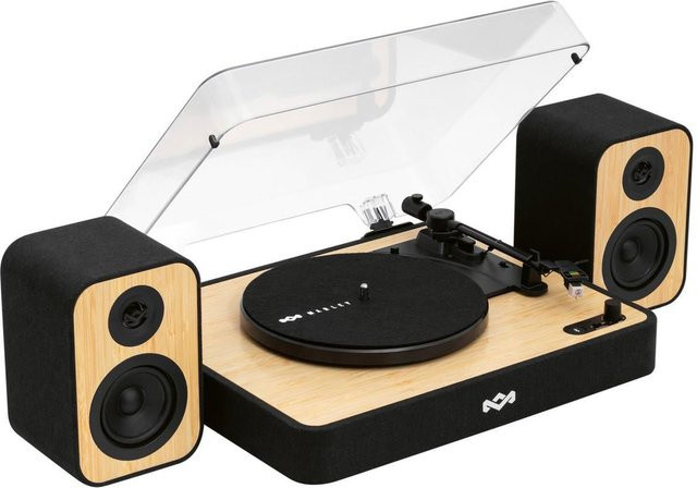 House of Marley Revolution Plattenspieler mit Bluetooth und 2 Regallautsprechern - Bild 1