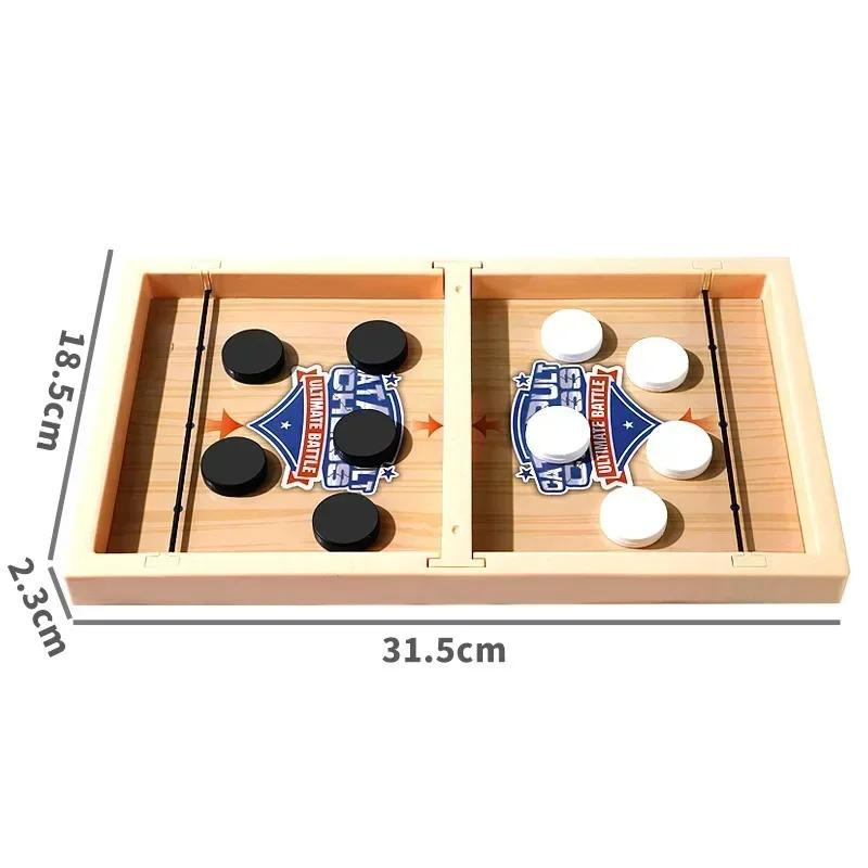 IYUEQIANLI Slingshot Puck Spiel Brettspiel für 7-12 Jahre - Bild 4