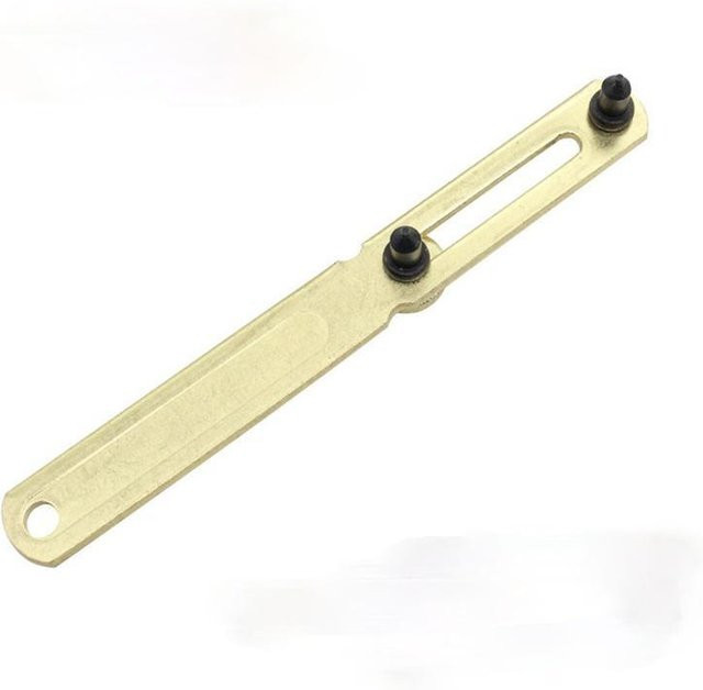 Uhr-Unterdeckel zum Öffnen, Messing, beige, Gold, Herren - Bild 1