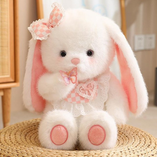 Kidsly Plüschpuppen Hase Bär Katze, Plüschtiere, 45cm - Bild 1