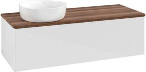 V&B Waschtischunterschrank Antao ohne Frontstruktur in Weiß, B/T/H: 120 x 50 x 50 cm - Bild 1