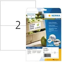 Herma Universaletikett Power, weiß, Papier, 50 Stück, B: 21,0 cm, H: 14,8 cm - Bild 1