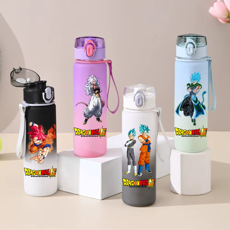 Bandai Dragon Ball Son Goku Goten Sporttrinkflasche, 550ml, auslaufsicher, bunt, mit Filter und Trageschlaufe - Bild 2